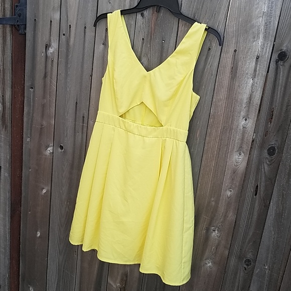 🌻Yellow summer dress - Picture 4 of 8